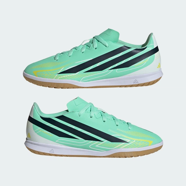 Детские бутсы F50 HYPERFAST CLUB Indoor Football Kids adidas KK1339 (35.5 EUR) зеленый (4068817501871) - Фото 8 Детские бутсы F50 HYPERFAST CLUB Indoor Football Kids adidas KK1339 (35.5 EUR) зеленый (4068817501871) - изображение 8