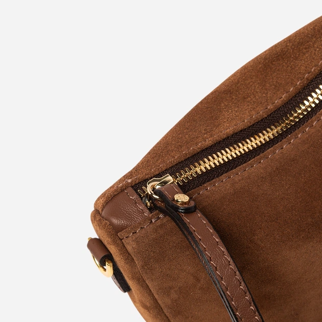 Torebka crossbody damska zamszowa Gianni Chiarini BS-10224-CM-PL-13827 Brązowa (800070361158) - Zdjęcie 5 Torebka crossbody damska zamszowa Gianni Chiarini BS-10224-CM-PL-13827 Brązowa (800070361158) - obraz 5