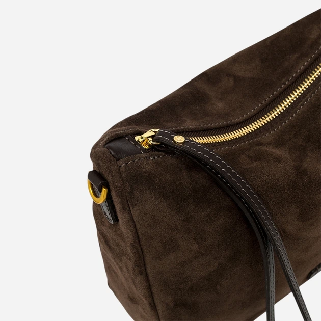 Torebka crossbody damska zamszowa Gianni Chiarini BS-10225-CM-PL-974 Ciemnobrązowa (800070361162) - Zdjęcie 5 Torebka crossbody damska zamszowa Gianni Chiarini BS-10225-CM-PL-974 Ciemnobrązowa (800070361162) - obraz 5