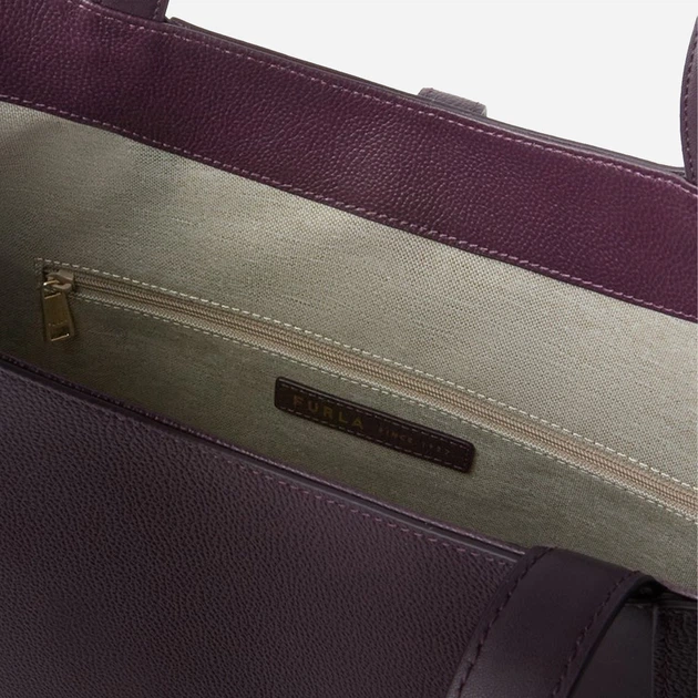 Torebka shopper damska skórzana Furla WB01788BX33534906S1007 Bakłażanowa (800070365124) - Zdjęcie 3 Torebka shopper damska skórzana Furla WB01788BX33534906S1007 Bakłażanowa (800070365124) - obraz 3
