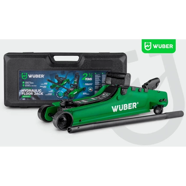 Домкрат автомобильный низкопрофильный Wuber 80-375 мм 2,5 т (5908239734756) - изображение 12