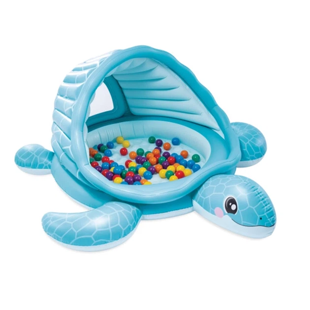 Надувний басейн Intex Turtle Cove Playland 218x206x97 см з дахом (6941057430423) - зображення 5