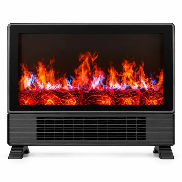 Электрокамин Asson Flame Heater с пультом, PTC-нагревом и эффектом пламени - изображение 2