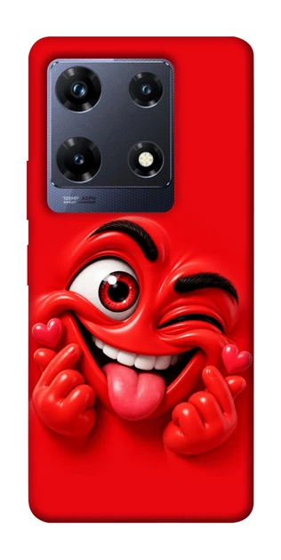 Чехол для Infinix Note 30 Pro NFC с принтом Червоний-сердцеїд - Фото 1 Чехол для Infinix Note 30 Pro NFC с принтом Червоний-сердцеїд - изображение 1