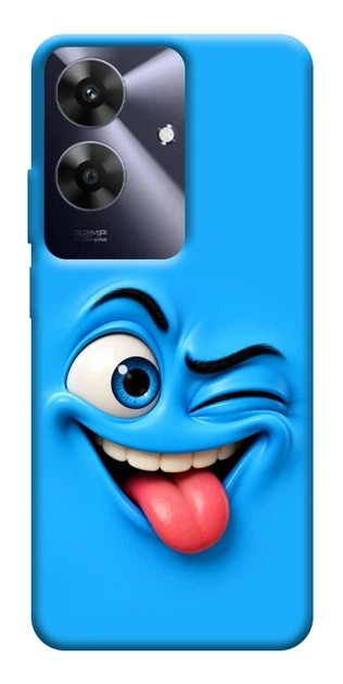Чехол для Realme Note 60 с принтом Блакитний-бешкетник - Фото 1 Чехол для Realme Note 60 с принтом Блакитний-бешкетник - изображение 1