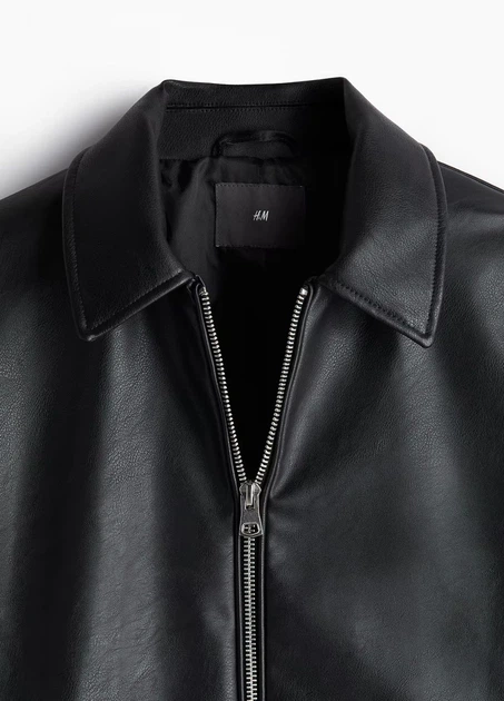 Куртка H&M 18759 Чорний M (1225) - изображение 2