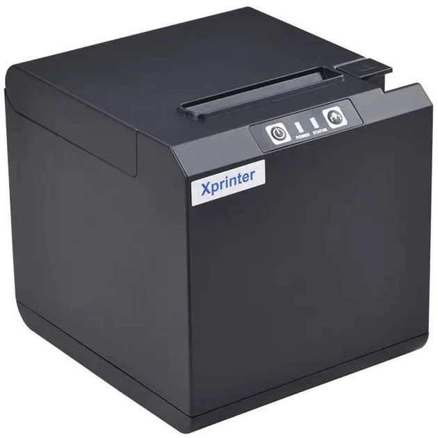 Принтер чеків Xprinter XP-58IIK (термодрук, 90 мм/с, стрічка 58 мм, USB, чорний) - Фото 2 Принтер чеків Xprinter XP-58IIK (термодрук, 90 мм/с, стрічка 58 мм, USB, чорний) - зображення 2