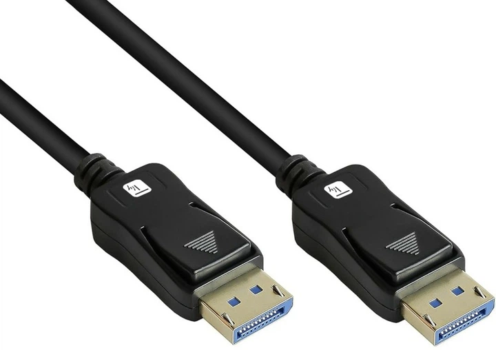 Kabel TECHly DisplayPort 2.1 Black (ICOC-DSP-A21-020) - Zdjęcie 2 Kabel TECHly DisplayPort 2.1 Black (ICOC-DSP-A21-020) - obraz 2
