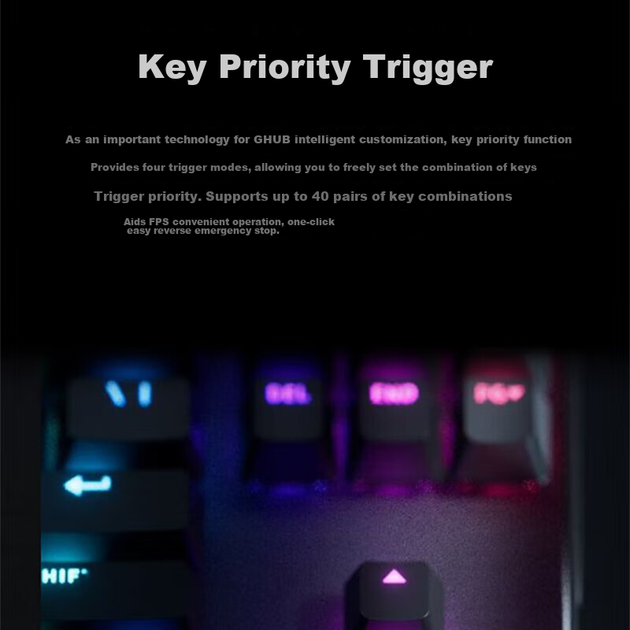 Игровая клавиатура G PRO X TKL RAPID/GPW RT Quick Silver с магнитными переключателями, 87 клавиш, для FPS/Valorant/Triangulum, RT Quick Trigger, розовая. - Фото 10 Игровая клавиатура G PRO X TKL RAPID/GPW RT Quick Silver с магнитными переключателями, 87 клавиш, для FPS/Valorant/Triangulum, RT Quick Trigger, розовая. - изображение 10