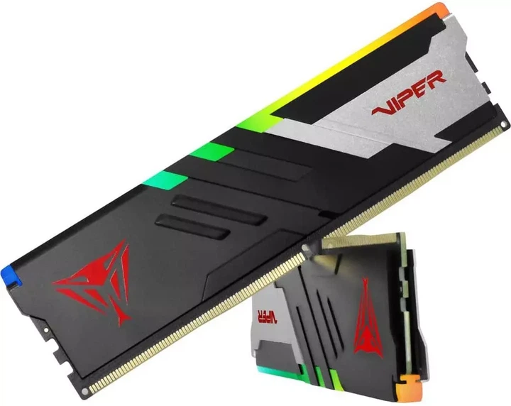 Оперативна пам'ять Patriot DDR5-6000 32768MB PC5-48000 XMP AMD EXPO (Kit of 2x16384) Viper Venom RGB Black (PVVR532G600C36K) - зображення 2