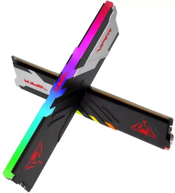Оперативна пам'ять Patriot DDR5-6000 32768MB PC5-48000 XMP AMD EXPO (Kit of 2x16384) Viper Venom RGB Black (PVVR532G600C36K) - зображення 3