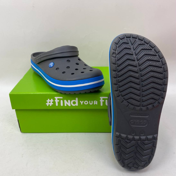 Крокси Crocband Charcoal/Ocean, розмір 42 - изображение 6