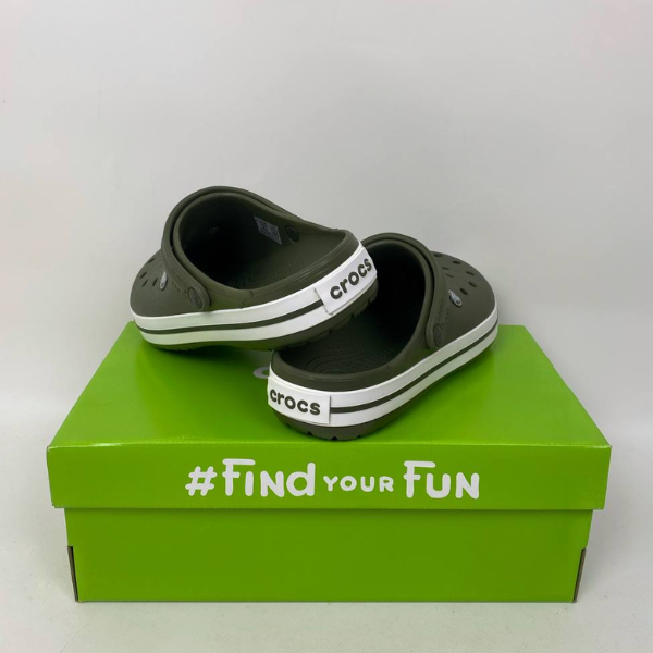 Крокси Crocband Army Green, розмір 45 - Фото 6 Крокси Crocband Army Green, розмір 45 - зображення 6