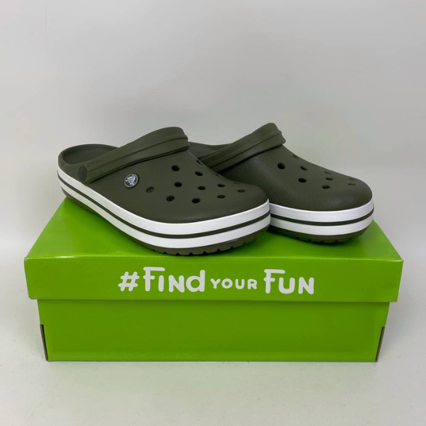 Крокси Crocband Army Green, розмір 45 - Фото 7 Крокси Crocband Army Green, розмір 45 - зображення 7