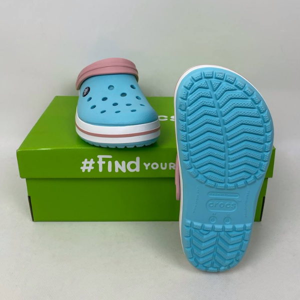 Крокси Crocband Ice Blue/White, розмір 39 - Фото 8 Крокси Crocband Ice Blue/White, розмір 39 - зображення 8