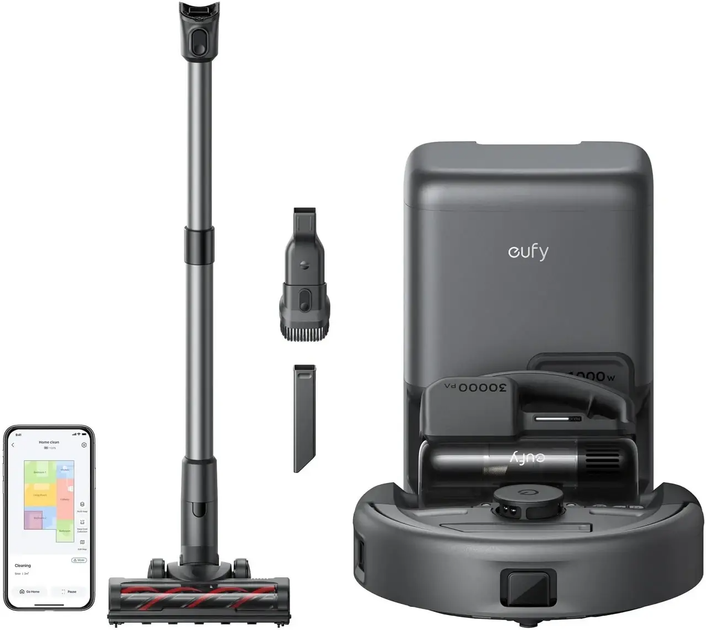 Робот-пылесос Eufy E20 Black (194644288518) - Фото 2 Робот-пылесос Eufy E20 Black (194644288518) - изображение 2