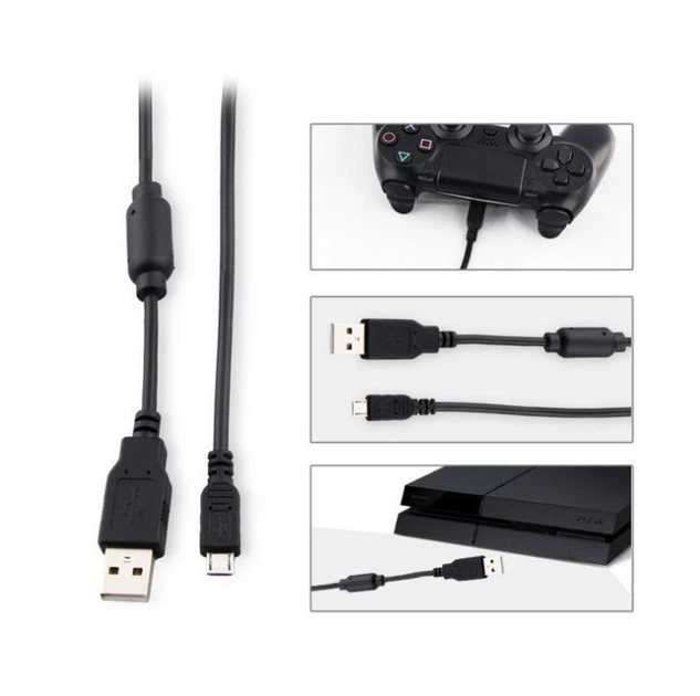 Кабель зарядки DOBE TP4-813 USB – Micro USB для PS4 DualShock 4, 1,8 м - Фото 3 Кабель зарядки DOBE TP4-813 USB – Micro USB для PS4 DualShock 4, 1,8 м - изображение 3