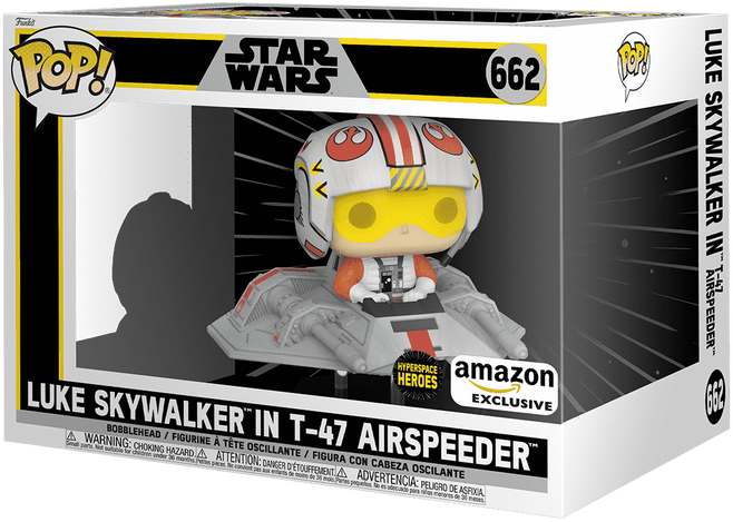 Figurka Funko Pop! Luke Skywalker w T‑47 Airspeeder (889698744904) - Zdjęcie 1 Figurka Funko Pop! Luke Skywalker w T‑47 Airspeeder (889698744904) - obraz 1