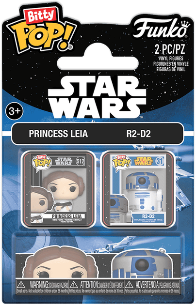 Zestaw figurek Funko Pop! Princess Leia and R2-D2 (889698889148) - Zdjęcie 1 Zestaw figurek Funko Pop! Princess Leia and R2-D2 (889698889148) - obraz 1