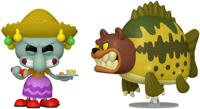 Zestaw figurek Funko Pop! Squidward and Sea Bear (889698903165) - obraz 2