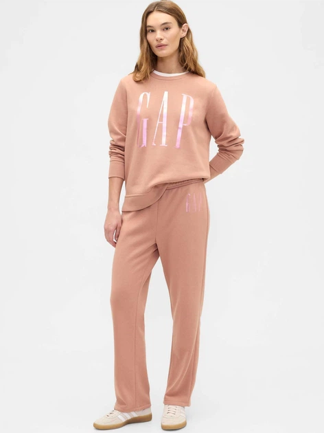 Спортивные штаны на флисе женские GAP 60761900 M Коричневые (1163252305) - Фото 3 Спортивные штаны на флисе женские GAP 60761900 M Коричневые (1163252305) - изображение 3