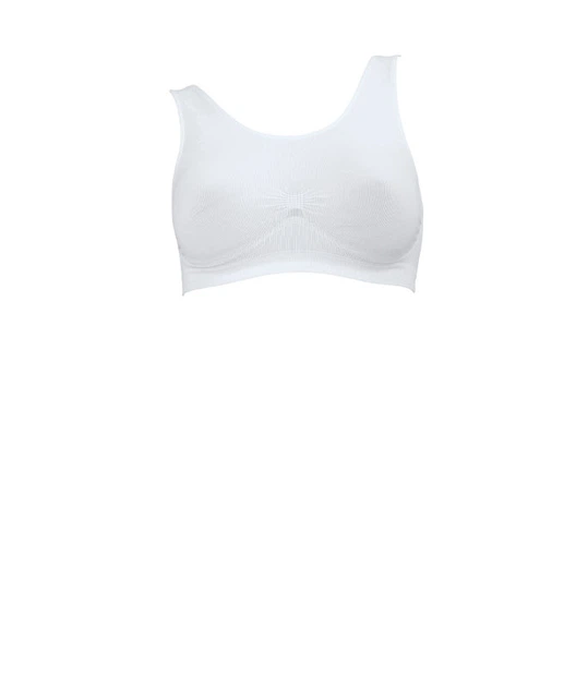Бесшовный топ для беременных без косточек с мягкими чашками Anita 5100 XL Белый - изображение 5