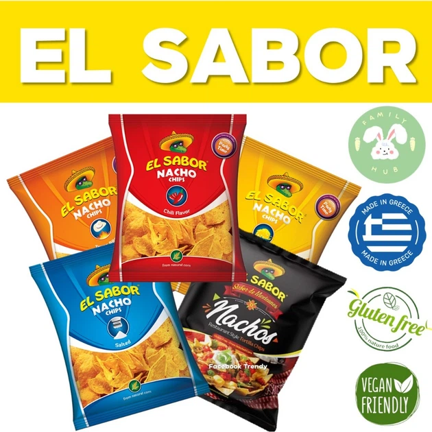 Чипси кукурудзяні Начо з смаком чилі El Sabor 180г (5202175015383) - зображення 3