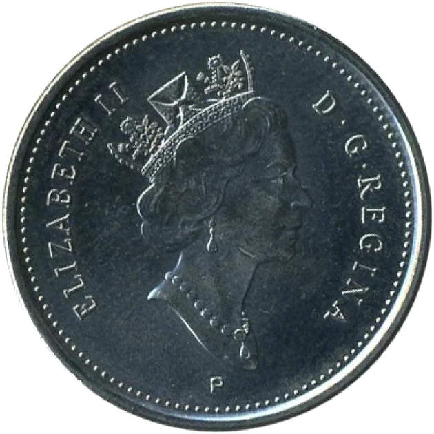 Монета 25 центів 2003 P UNC Регулярний випуск. Canada - Фото 2 Монета 25 центів 2003 P UNC Регулярний випуск. Canada - зображення 2