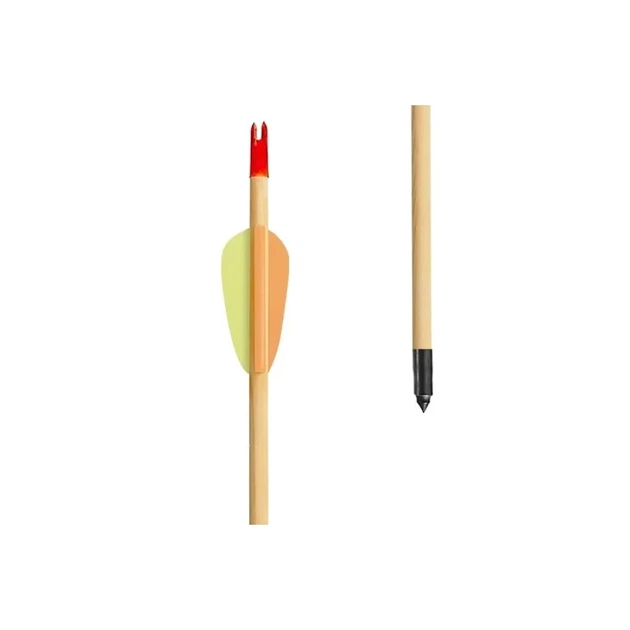 Стріли дерев'яні Poe Lang Target Wooden 30" 5 шт (4710933465109) - Фото 3 Стріли дерев'яні Poe Lang Target Wooden 30" 5 шт (4710933465109) - зображення 3