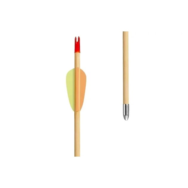Стріли дерев'яні Poe Lang Target Wooden 30" 5 шт (4710933465109) - Фото 4 Стріли дерев'яні Poe Lang Target Wooden 30" 5 шт (4710933465109) - зображення 4
