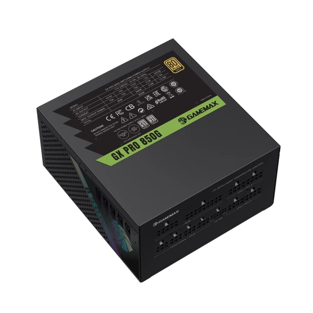 Блок питания Gamemax GX 850G 850 Вт Gold модульный (6931858767644) - изображение 2