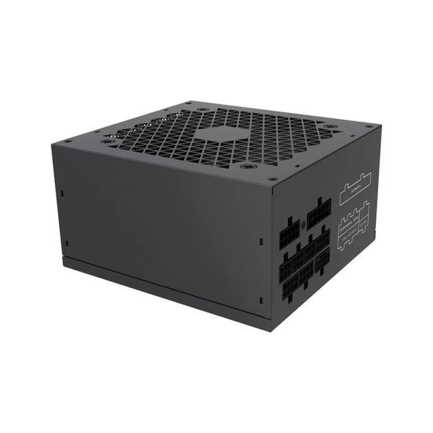 Блок питания Gembird Fornax Power 750 Вт 80 PLUS Gold (8716309134026) - изображение 3