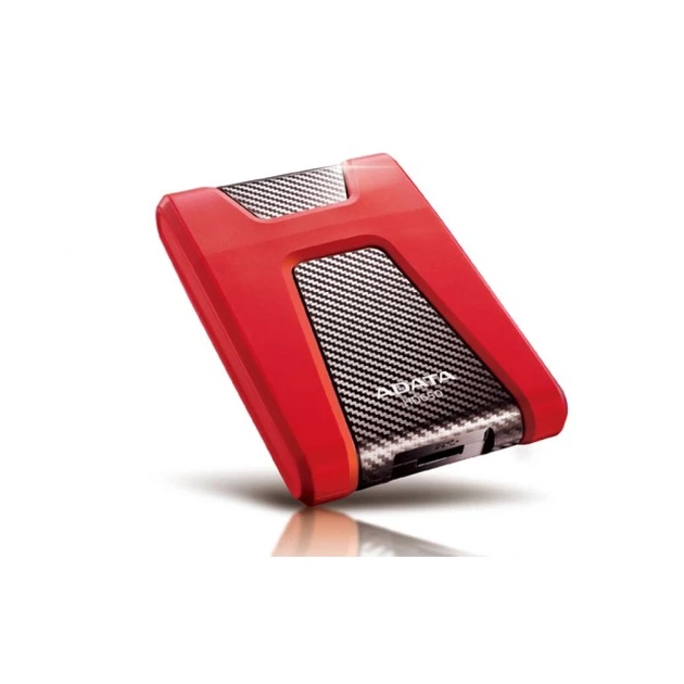 Зовнішній жорсткий диск Adata HD650 1 ТБ 2,5" USB 3.2 Red (4713435799130) - Фото 3 Зовнішній жорсткий диск Adata HD650 1 ТБ 2,5" USB 3.2 Red (4713435799130) - зображення 3