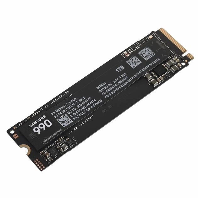 SSD Samsung 990 PRO 1TB M.2 PCIe 4.0 x4 NVMe 2.0 (8806099020699) - Фото 4 SSD Samsung 990 PRO 1TB M.2 PCIe 4.0 x4 NVMe 2.0 (8806099020699) - зображення 4