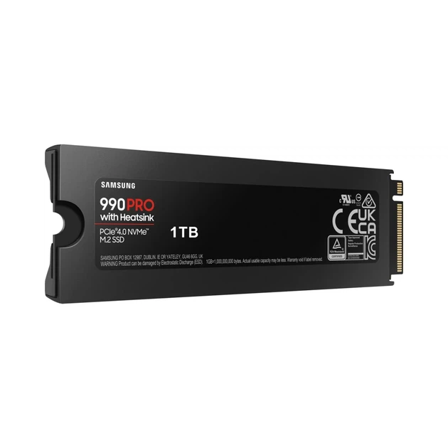 SSD Samsung 990 PRO з радіатором M.2 2280 1000 ГБ NVMe читання 7450 MB/s запис 6900 MB/s (8806094594645) - Фото 6 SSD Samsung 990 PRO з радіатором M.2 2280 1000 ГБ NVMe читання 7450 MB/s запис 6900 MB/s (8806094594645) - зображення 6