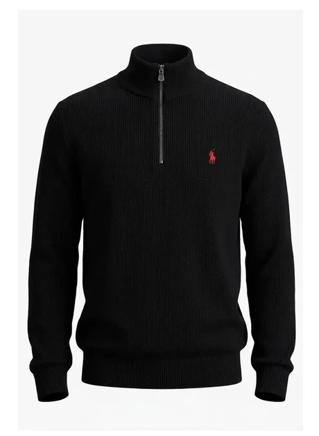 Свитер мужской POLO RALPH LAUREN Men's Classic Cotton Half Zip Sweater E221BL L - Фото 4 Свитер мужской POLO RALPH LAUREN Men's Classic Cotton Half Zip Sweater E221BL L - зображення 4