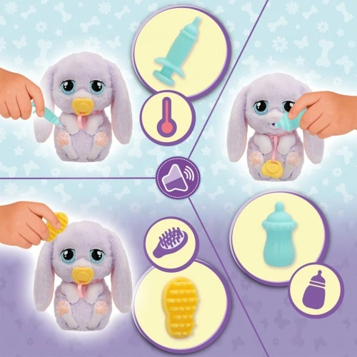 Интерактивная игрушка Baby Paws Just Born Bunny (923492IM) Baby Paws 923492IM 1097403 - Фото 5 Интерактивная игрушка Baby Paws Just Born Bunny (923492IM) Baby Paws 923492IM 1097403 - изображение 5