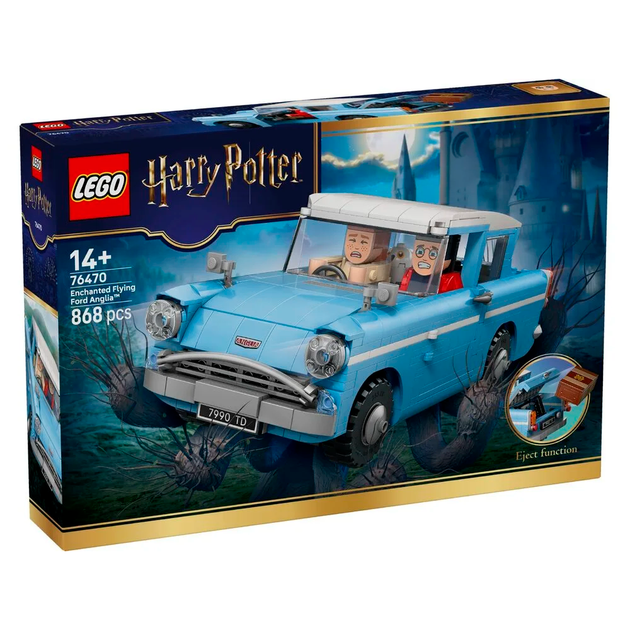Конструктор LEGO Harry Potter Зачарований летючий Форд «Англія» 868 деталей (76470) - Фото 1 Конструктор LEGO Harry Potter Зачарований летючий Форд «Англія» 868 деталей (76470) - зображення 1