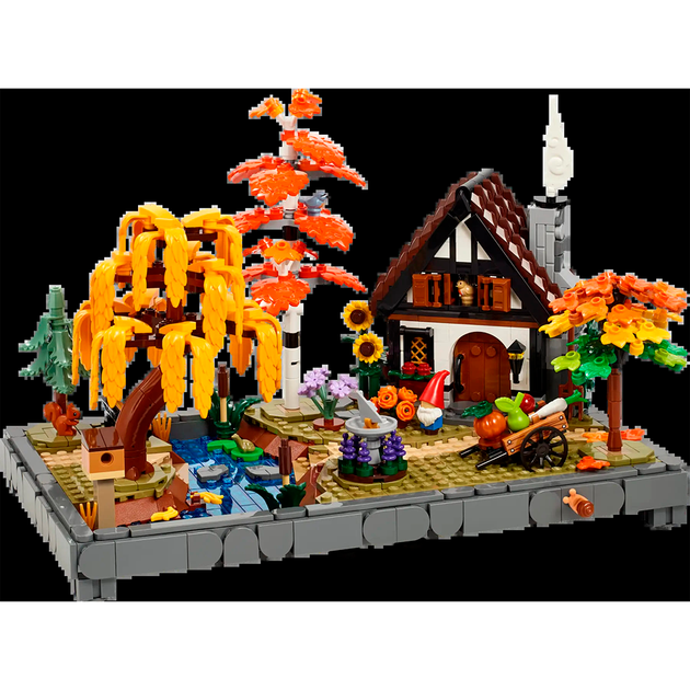 Конструктор LEGO Icons Осінній котеджний сад 1102 деталі (11372) - зображення 4
