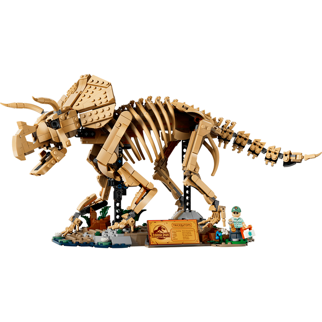 Конструктор LEGO Jurassic World Окаменелости динозавров: трицератопс 1154 детали (77985) - изображение 4