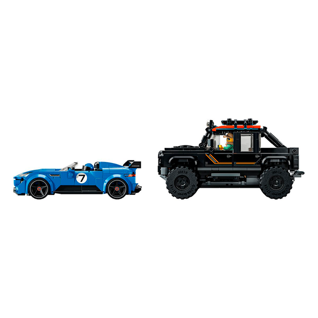 Конструктор LEGO Speed Champions Jaguar Project 7 та Land Rover Defender 740 деталей (77264) - зображення 6
