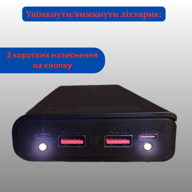 Корпус для повербанка на 8 аккумуляторов 18650 быстрая зарядка с дисплеем, USB-A, Type-C, Micro-USB - Фото 6 Корпус для повербанка на 8 аккумуляторов 18650 быстрая зарядка с дисплеем, USB-A, Type-C, Micro-USB - изображение 6