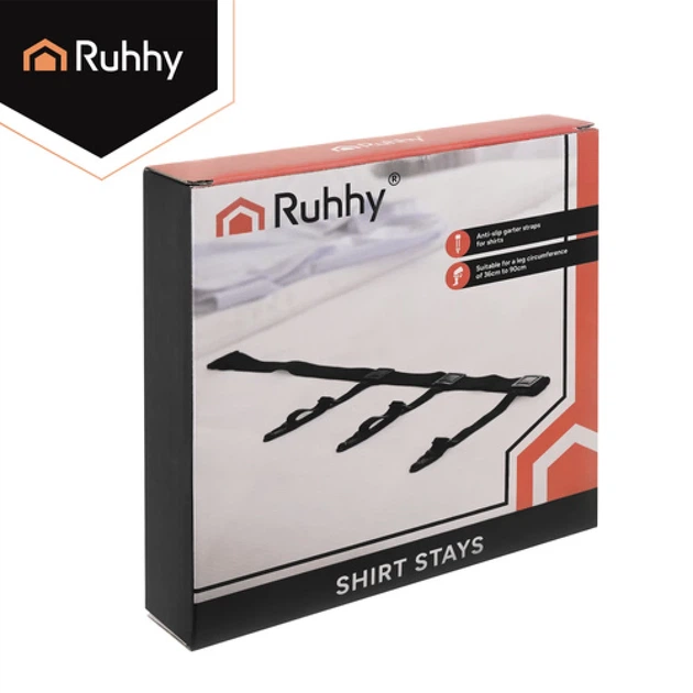Підтяжки для сорочки чоловічі Ruhhy Black (5900779962316) - зображення 2