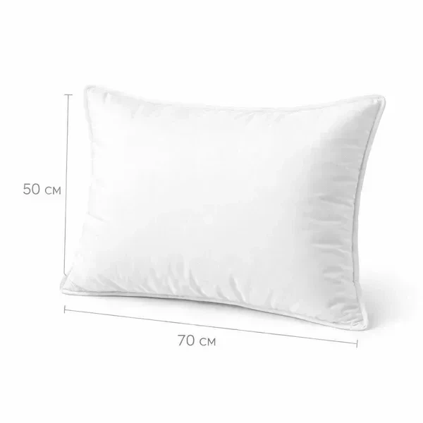 Подушка 50×70 см PERYNKA пухо-перова з кантом WHITE - Фото 2 Подушка 50×70 см PERYNKA пухо-перова з кантом WHITE - изображение 2