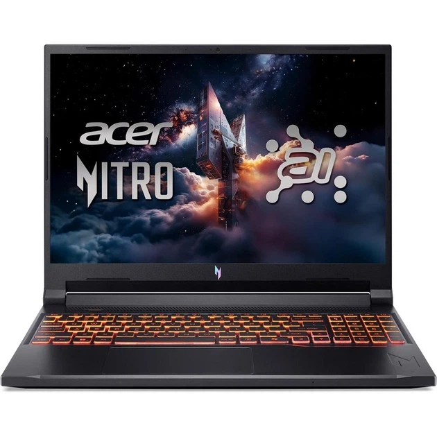 Ноутбук Acer Nitro V 16 NH.QYYEP.003 16", 180 Hz / Ryzen 7-260 / 16GB / 1TB / RTX5070 - Фото 1 Ноутбук Acer Nitro V 16 NH.QYYEP.003 16", 180 Hz / Ryzen 7-260 / 16GB / 1TB / RTX5070 - изображение 1