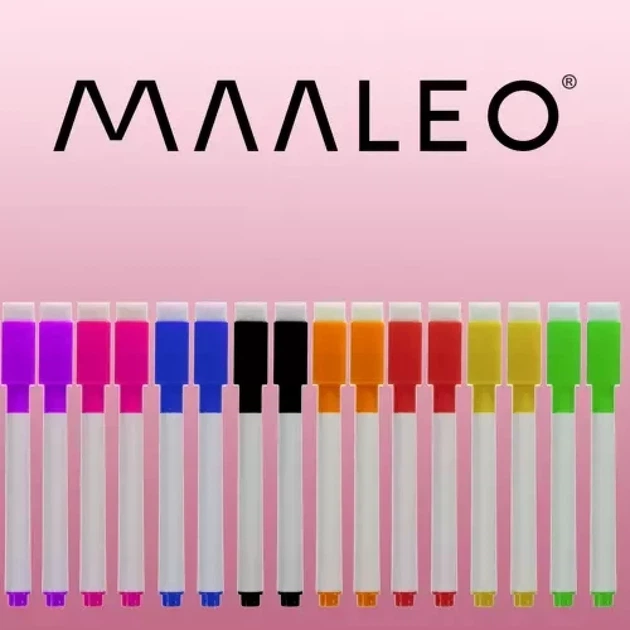 Маркеры сухостираемые Maaleo 16 шт 8 цветов (5900779943254) - Фото 9 Маркеры сухостираемые Maaleo 16 шт 8 цветов (5900779943254) - изображение 9