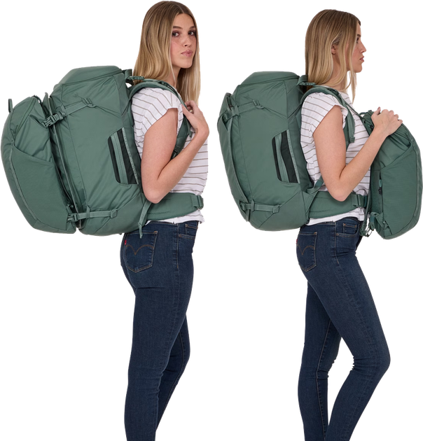 Plecak Thule Landmark Travel Pack 60 l TLPF-260 Woman Hazy Green (7121895) (85854258531) - Zdjęcie 6 Plecak Thule Landmark Travel Pack 60 l TLPF-260 Woman Hazy Green (7121895) (85854258531) - obraz 6