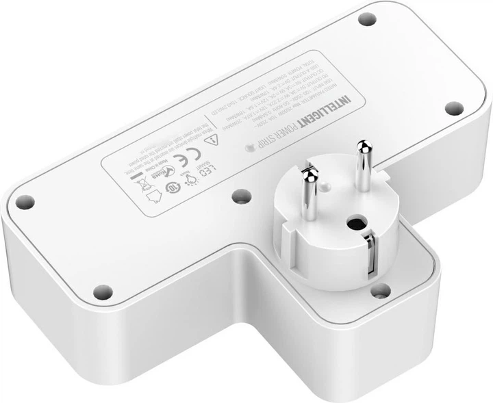 Listwa zasilająca Beline z podświetleniem LED 2xUSB-A/USB-C/2xAC White (5906849664142) - Zdjęcie 6 Listwa zasilająca Beline z podświetleniem LED 2xUSB-A/USB-C/2xAC White (5906849664142) - obraz 6