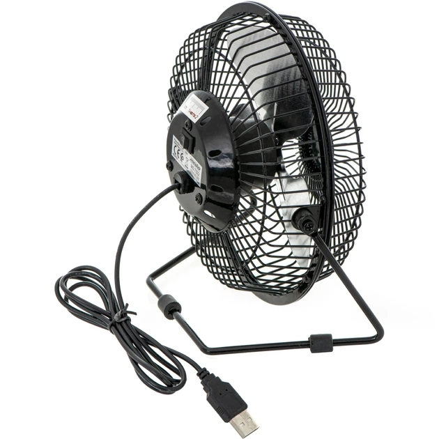 Вентилятор настольный Mesko MS 7322 4.5 Вт, USB, 15 см, черный - изображение 7