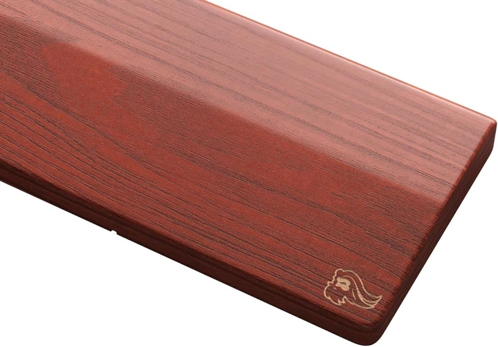Podkładka pod nadgarstki Glorious Hard Wood Wrist Rest Full Size Drewniana Brązowa (857372006273) - obraz 4